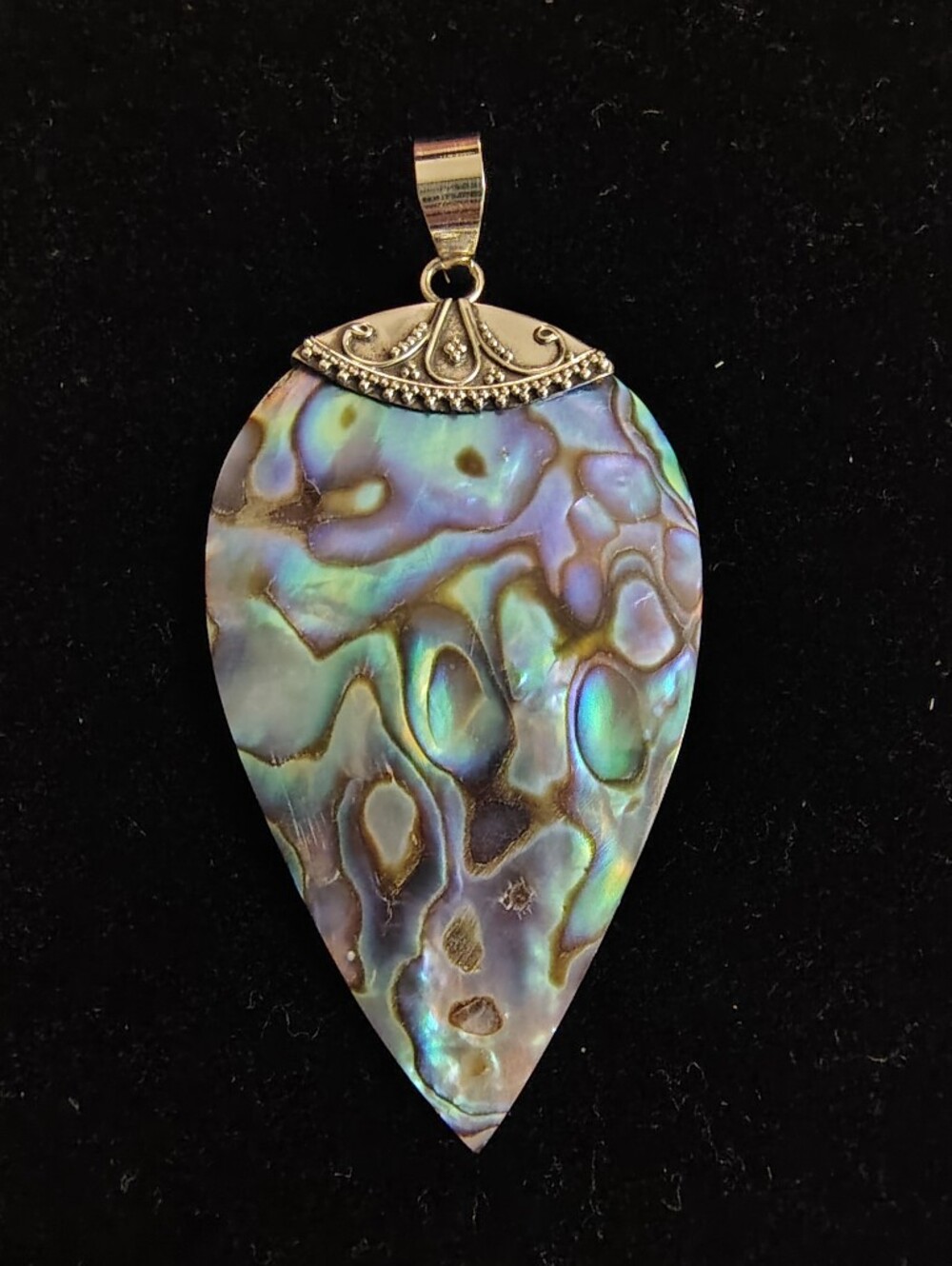 Abalone Shell Teardrop Pendant